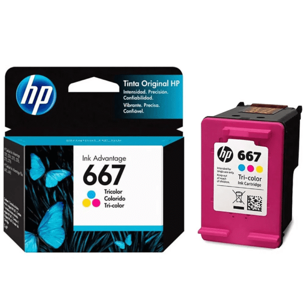 Cartucho de tinta HP 3YM78AL 667 Tricolor (2375/2775) Original