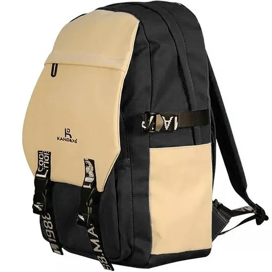 Mochila Sate KANDEXS A-KP8121 BEIGE/BLK