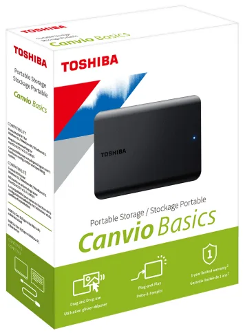 Disco externo de 2TB Toshiba Canvio Basics USB3.0 2.5 HDTB520XK3AA