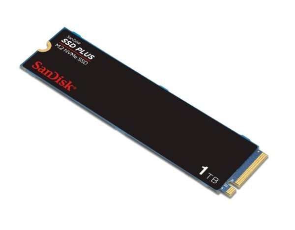 Disco SSD M.2 NVMe de 1Tb Sandisk Plus SDSSDA3N-1T00-G26