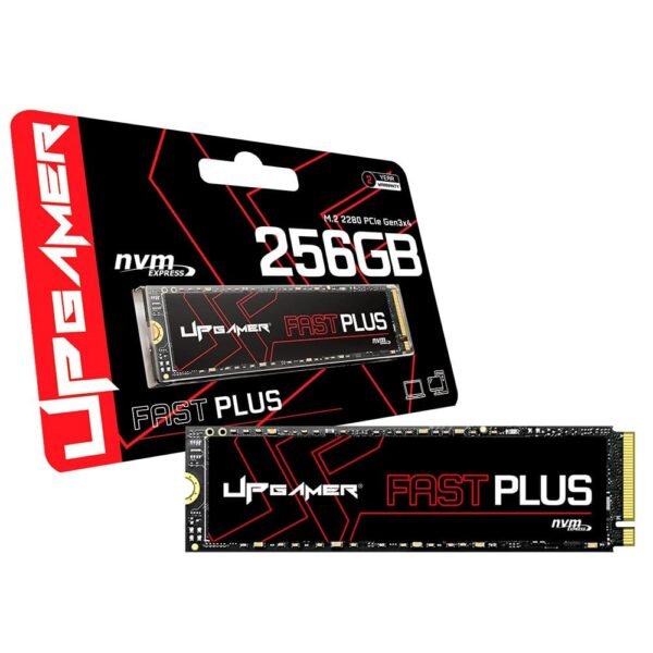 Disco SSD M.2 NVMe 256GB UP Gamer Fast Plus Gen3