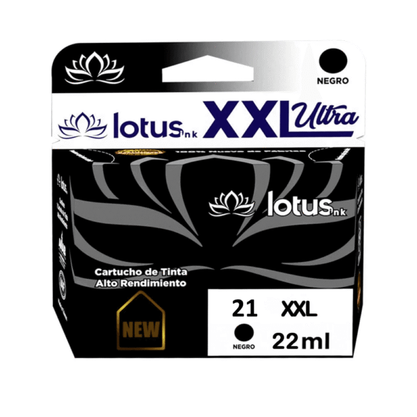 Cartucho de tinta Lotus 21 XXL Negro
