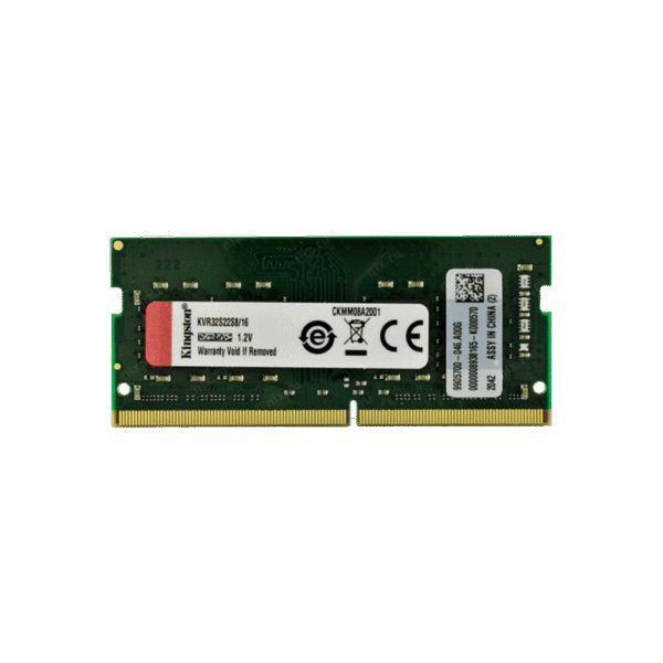 Memoria para notebook DDR4 16GB 3200 Kingston KVR32S22S8/16